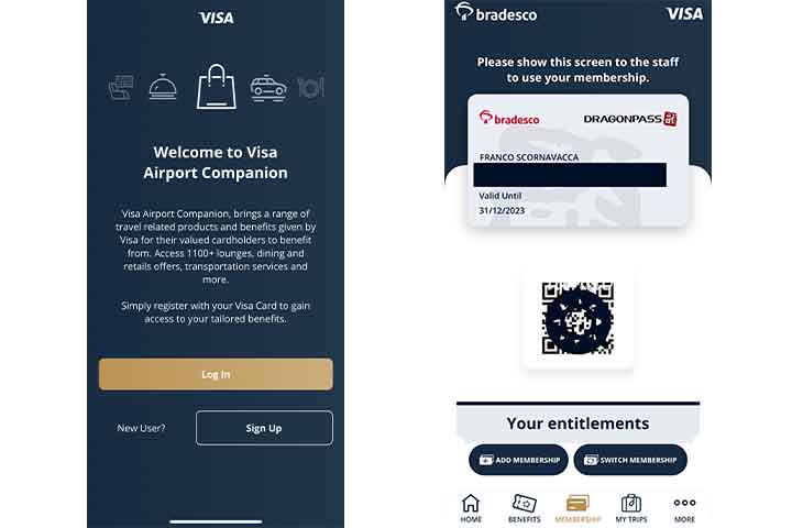Como utilizar o App Visa Airport Companion para saber as salas Vips que seu cartão dá acesso