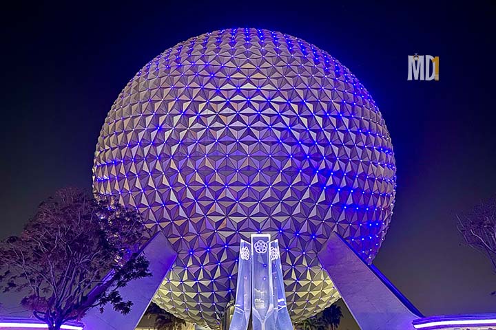 Epcot a noite com beacons of magic